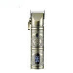 Professional All Metal Cordless Hair Trimmer For Men Electric Beard &