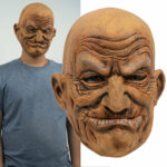 Old Bald Man Halloween Party New Latex Mask Funny Horror – Bild 5