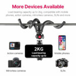Black Octopus Mobile Phone Clip Gimbal Tripod Set – Bild 6