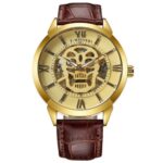 Automatic Mechanical Watch For Men With Leather Band – Bild 4
