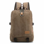 Men's Casual Retro Fashionable Canvas Backpack – Bild 4