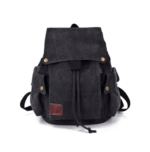 Fashion Vintage Female Canvas Backpack – Bild 4