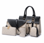 Hochwertiges Luxus-Handtaschen-Set aus Leder für Damen – Bild 4