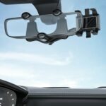 Rotatable Retractable Rearview Mirror Phone Holder For Car – Bild 9