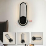 Bedroom Wall Lamp Indoor Rotatable Acrylic Led Wall Lamp – Bild 2
