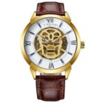 Automatic Mechanical Watch For Men With Leather Band – Bild 3