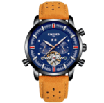 Leather Strap Watch With Large Dial For Men – Bild 7