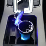 Car Ashtray With LED Light RGB Ambient Light Cigarette Cigar Ash Tray – Bild 4