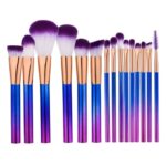 Purple Foundation Makeup Brushes – Bild 6