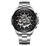 Steel Belt Calendar Automatic Mechanical Watch For Men