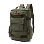 Large Canvas Shoulder Casual Backpack For Unisex – Bild 11