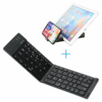 Folding Metal Bluetooth Foldable Keyboard Mini Bluetooth – Bild 2
