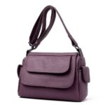 Casual High Quality Leather Messenger Bag For Women – Bild 5