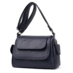 Casual High Quality Leather Messenger Bag For Women – Bild 3