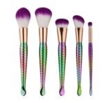 5 Mermaid Makeup Brushes Set – Bild 3