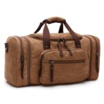 High Quality Waterproof Canvas Travel Duffel Bag For Men – Bild 5