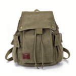 Fashion Vintage Female Canvas Backpack – Bild 3