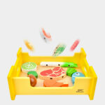 Wooden Play House Kitchen Bbq Set Toy Puzzle – Bild 3