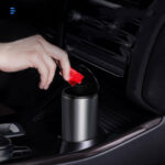 Alloy Car Trash Bin Rubbish Holder Wrapper Garbage Can – Bild 4