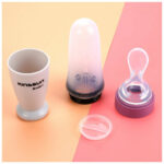 Baby Feeding Bottle Toddler Silicone Squeeze Feeding Spoon – Bild 3