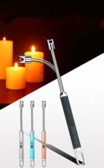 Aluminum-Zinc Alloy USB Windproof Arc Lighter – Bild 8
