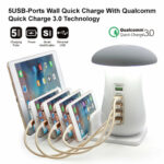 Mushroom Lamp LED Lamp Holder USB Charger – Bild 2