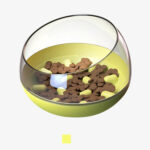 Space Capsule Dog Bowl Slow Food Bowl Tumbler Cat Bowl – Bild 5