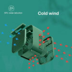 Small Fan Portable Office Home Desktop USB Cooling Fan – Bild 3