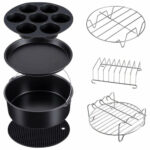 Air Fryer Accessories 7-piece Silicone Grill – Bild 6