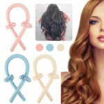 Heatless Curling Rod Curls Silk Ribbon Curlers – Bild 3