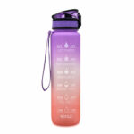 1L Tritan Water Bottle With Time Marker Bounce Cover – Bild 7