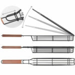BBQ Grill Mesh Stainless Steel Tools Kitchen Accessories – Bild 6