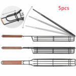 BBQ Grill Mesh Stainless Steel Tools Kitchen Accessories – Bild 12