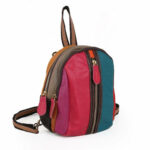 Woman's Leather Backpack With Small Cross-Slung – Bild 2