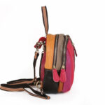 Woman's Leather Backpack With Small Cross-Slung – Bild 4