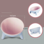 Cat Dog Bowl With Stand Pet Feeding Food Bowls – Bild 5