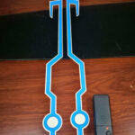 Diy Motorcycles Helmet Led Strip Reflector Cold Light Film – Bild 4