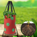 Strawberry Grow Bag Nonwoven Fabric Vertical Jardin Garden – Bild 6