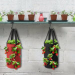 Strawberry Grow Bag Nonwoven Fabric Vertical Jardin Garden – Bild 3
