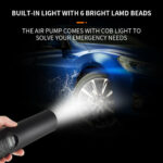 Tyre Inflator Cordless Portable Compressor Digital Air Pump – Bild 3