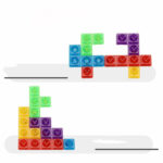 Tetris Game Colorful 3D Puzzle Tangram Math Toys – Bild 4