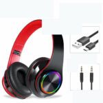 LED Wireless Bluetooth Headphones Gaming Headsets – Bild 3