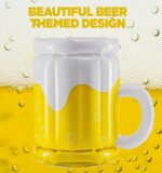 Large Inflatable Beer Mug Cooler Pool Float Drink Cooler – Bild 6