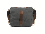 Canvas Leather Fashion Messenger Bag For Men – Bild 3