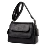 Casual High Quality Leather Messenger Bag For Women – Bild 2