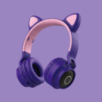 LED Light Cat Ear Headphones Wireless Bluetooth 5.0 Headset – Bild 4