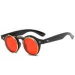 Women Brand Designer Retro Round Steampunk Sunglasses – Bild 2
