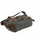 Canvas Leather Fashion Messenger Bag For Men – Bild 2
