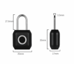 High Quality USB Travel Luggage Fingerprint Lock – Bild 2