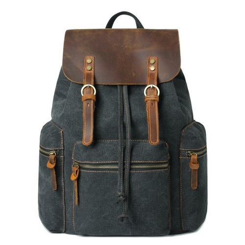 1986615030297.jpg Fashion Contrast Color Canvas Backpack For Men And Women – Bild 1